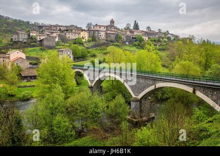 DER MENSCHENFRESSER VON GEVAUDAN, (43), HAUTE-LOIRE, REGION AUVERGNE RHONE ALPES, FRANKREICH Stockfoto