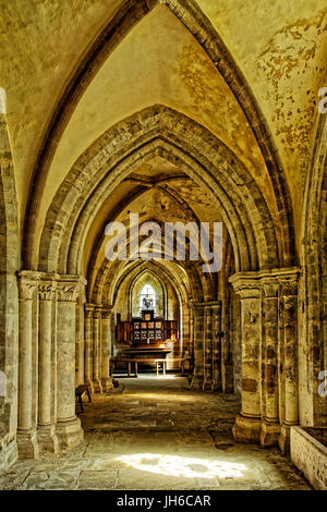 Abtei Abtei Dore Dore, Herefordshire ist im goldenen Tal und ist eine ehemalige Zisterzienserabtei. Teil ist mittelalterlich, Pfarrkirche seit der 16. Cen Stockfoto