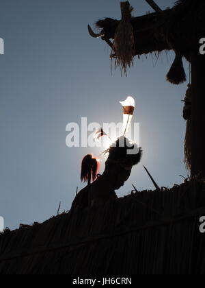 Stammestänzerin Stockfoto