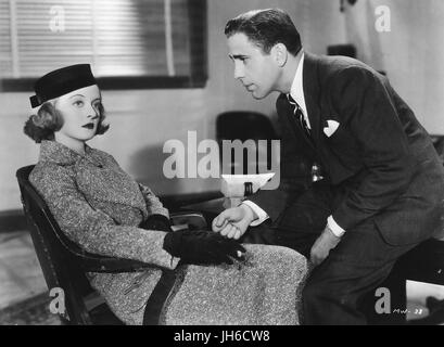 MARKIERTEN Frau 1937 Warner Bros Film mit Bette Davis und Humphrey Bogart Stockfoto