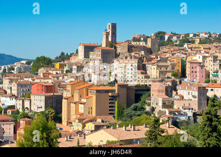 Blick auf Grasse, Côte d ' Azur, Frankreich Stockfoto