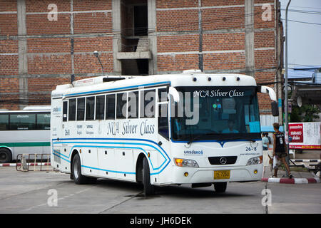 CHIANG MAI, THAILAND - 12. Juli 2017: Bus von Nakhonchai Luft. Strecke Bangkok und Nakhonpanom. Foto in neue Chiangmai Bus Station Thailand. Stockfoto