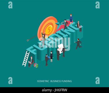 Flache 3d isometrische Vektor-Illustration online-banking-Konzept, Design, abstrakte urbanen moderne, hochwertige Business-Serie. Stock Vektor