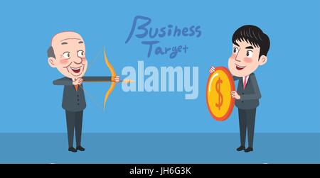 Zeichnung-flache Charakter-Design Konzept zu lösen Stock Vektor