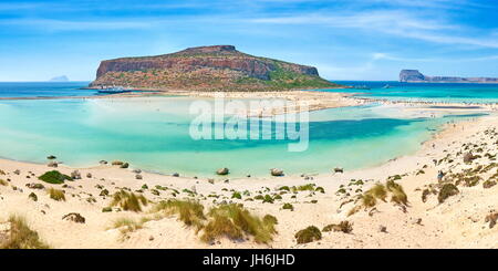 Balos Beach, Gramvousa Halbinsel, Insel Kreta, Griechenland Stockfoto