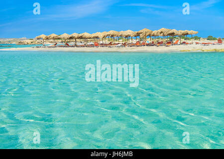 Strand von Elafonissi, Kreta, Griechenland Stockfoto