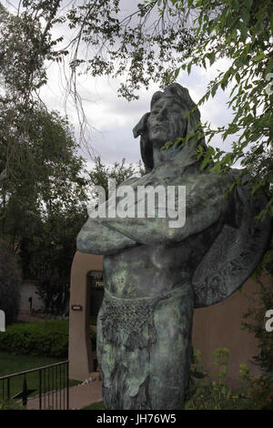 Canyon Road Kunst Reihe Santa Fe, New Mexico Stockfoto