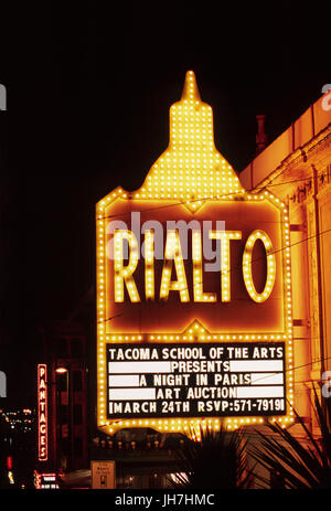 Rialto & Pantages Theater, Tacoma, Washington Stockfoto