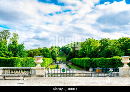 Die gepflegten Gärten des Parc de Saint-Cloud Stockfoto