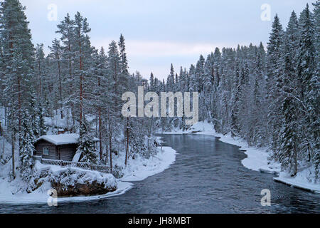 Der Kitkajoki River im Oulanka National Park Stockfoto