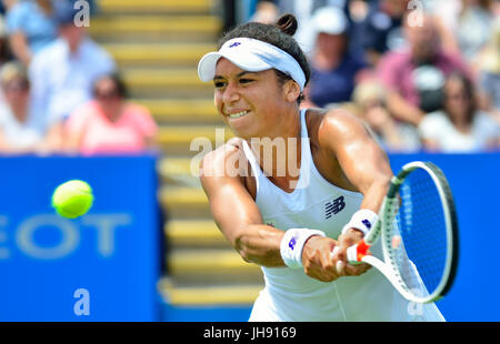 Heather Watson (GB) spielen an der Aegon International, Eastbourne 2017 Stockfoto