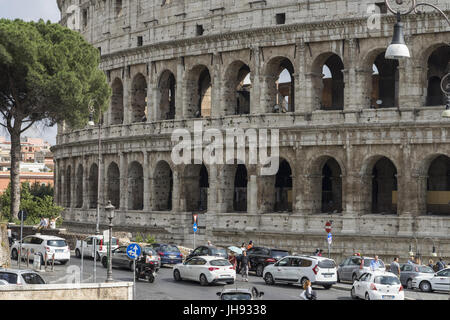 Kolosseum. Welt berühmten Wahrzeichen in Rom. Italien. Juni 2017 Stockfoto