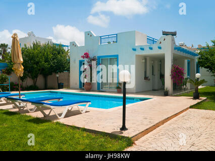 griechischen Stil Villa in Paphos, Zypern Stockfoto