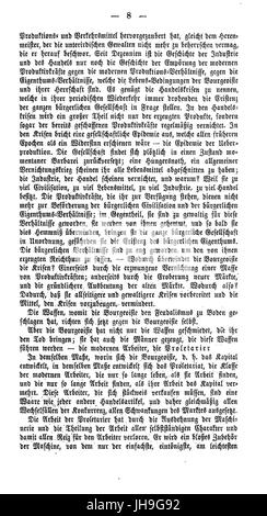 Manifest der Kommunistischen Partei (Marx) 008 Stockfoto