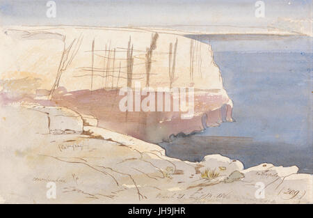 Edward Lear - Gozo, Malta in der Nähe- Stockfoto