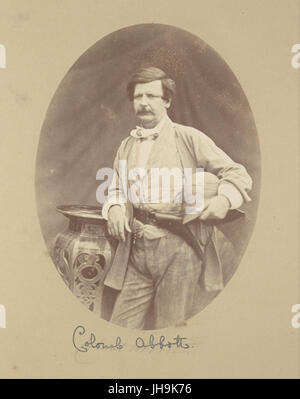 Felice Beato (Brite, geboren - (Porträt von Oberst Abbott, Inspector General of Ordnance) - Italien Stockfoto