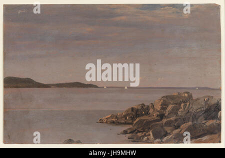 Frederic Edwin Church - Mount Desert Island, Maine Küste- Stockfoto