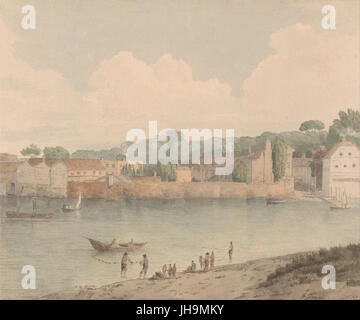 Francis Towne - Vauxhall-Treppen, von Millbank, 5. Juli 1797- Stockfoto