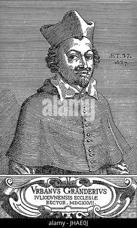 URBAIN GRANDIER (1590-1634) französischen katholischen Priester Stockfoto