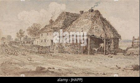 James Ward - Hütte und Wirtschaftsgebäuden- Stockfoto