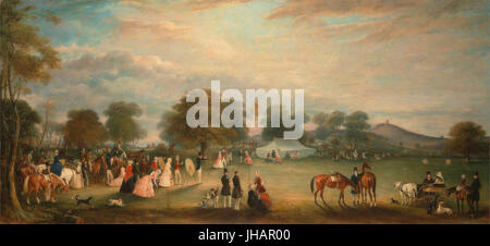 John Ferneley - Bogenschießen treffen in Bradgate Park, Leicestershire- Stockfoto