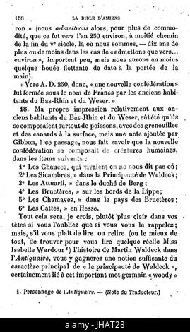 John Ruskin - La Bible Amiens - 158 Stockfoto