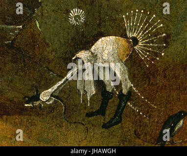 Hieronymus Bosch 006 linke 04 Detail 01 Stockfoto