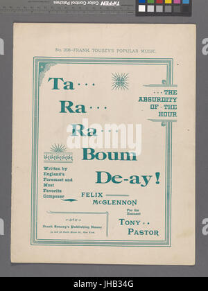 Ta Ra Ra Boum de-Ay! (NYPL Hades-448666-1154273) Stockfoto