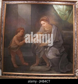 Guido Reni, Vergine Col Bambino e S. Giovannino, 1640-42, Fondazione longhi Stockfoto