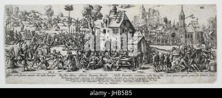 Jan Theodor de Bry - sterben Dorfkirchweih Stockfoto