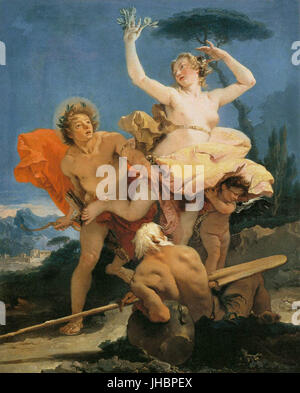 Giovanni Battista Tiepolo - Apollo und Daphne - WGA22293 Stockfoto