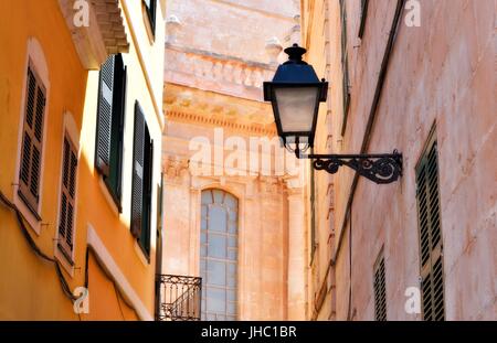 Ciutadella Straße Szene Menorca Menorca Stockfoto