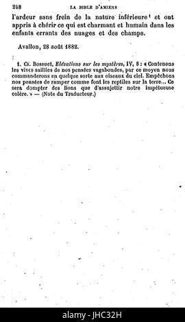 John Ruskin - La Bible Amiens - 248 Stockfoto