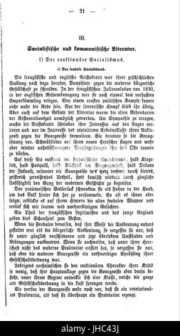 Manifest der Kommunistischen Partei (Marx) 021 Stockfoto