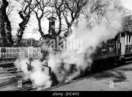 Manx viktorianischen Bahnhof Stockfoto