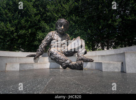 Statue von Albert Einstein in Washington, D.C. Stockfoto