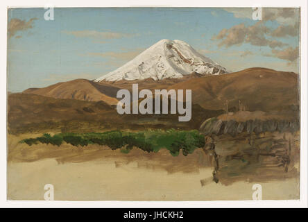 Frederic Edwin Church - Studie von Berg Chimborazo in Ecuador- Stockfoto