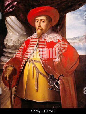 Matthaeus Merian der ältere - Gustavus Adolphus von Schweden (1594-1632)- Stockfoto