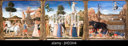 Girolamo da Cremona - Triumphe von Petrarch- Stockfoto