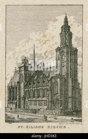 Heilbronn St. Kilians Kirche Gebrüder Wolff 1833 Stockfoto