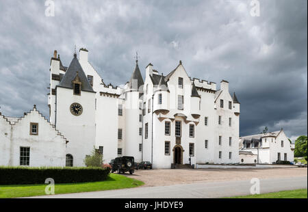 Blair Castle, Blair Atholl, Glen Garry, Perthshire, Schottland, UK Stockfoto