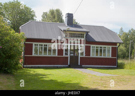 STJÄRNSUND bruk in Dalarna 2017 Werkstatt Gebäude, wo die Stjärnsunds Uhren seit 1906 nach Christopher Polhems Entwurf von 170 hergestellt wird Stockfoto