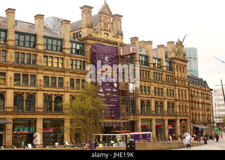 Das Corn Exchange Gebäude im Stadtzentrum von Manchester Stockfoto