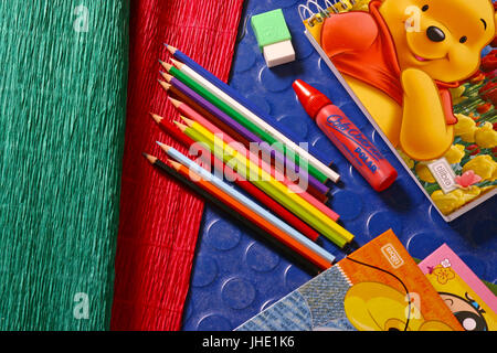 Schule Suplies, Belém, Pará, Brasilien Stockfoto