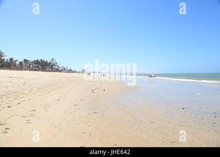 Menschen, Cumbuco Strand, Hauptstadt, Fortaleza, Ceará, Brasilien. Stockfoto