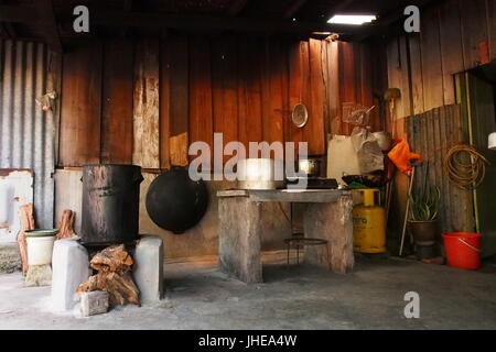 Alten chinesischen Kampung-Shop in malaysia Stockfoto