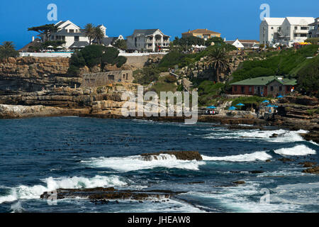 Hermanus und Walker Bay, Western Cape, Südafrika Stockfoto