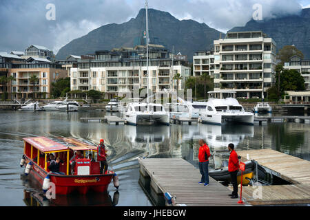 City Sightseeing Bootstouren in Südafrika Kapstadt Waterfront Stockfoto
