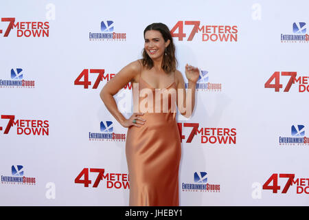 "47 Meter hinunter" Premiere im Dorf Theater am 12. Juni 2017 in Westwood, Kalifornien mit: Mandy Moore wo: Westwood, Kalifornien, Vereinigte Staaten bei: Kredit-13. Juni 2017: Nicky Nelson/WENN.com Stockfoto