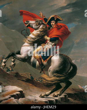 Napoleon auf dem grossen St. Bernhard - Jacques-Louis David - Google Cultural Institute Stockfoto